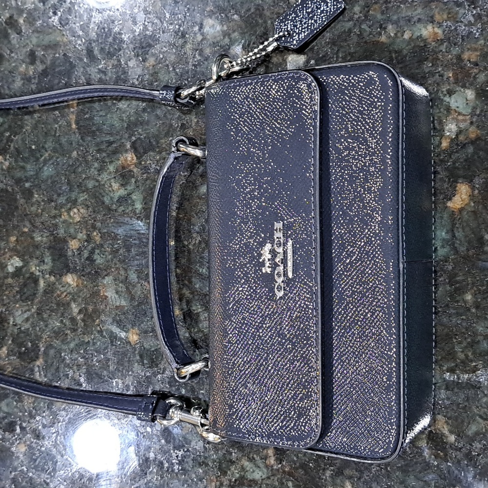 COACH bag (rare color- Midnight Navy) Brand New